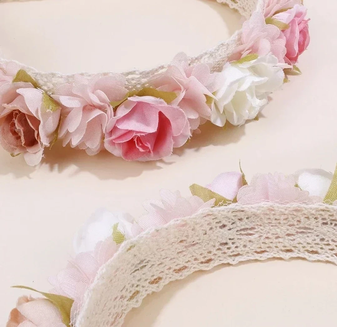 DIADEMA DE FLORES NIÑA 4