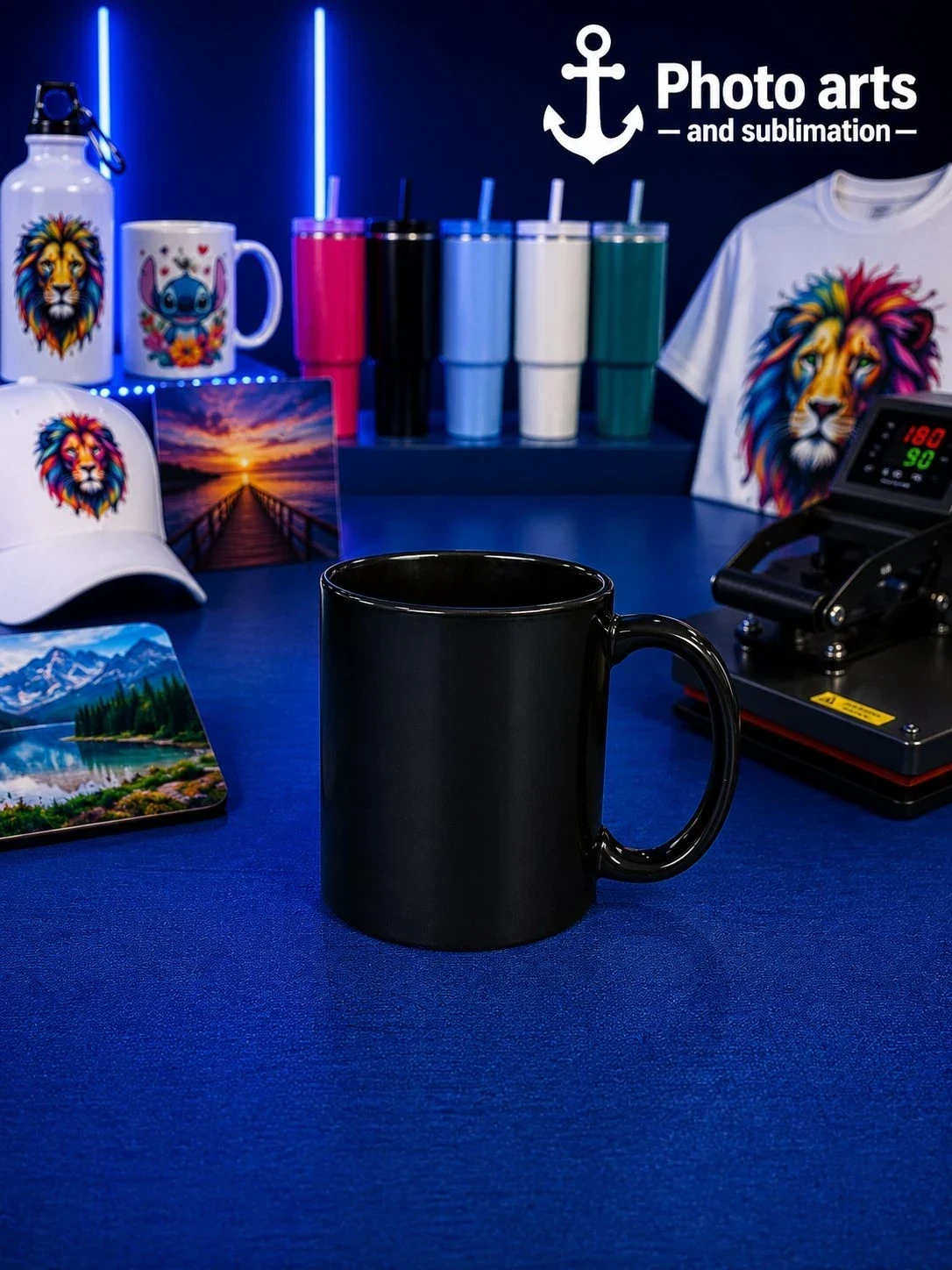 Mug 11 Negro Personalizable