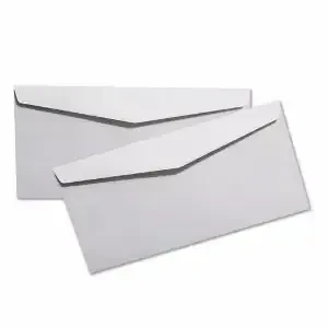 Sobre para carta blanco oficio 4