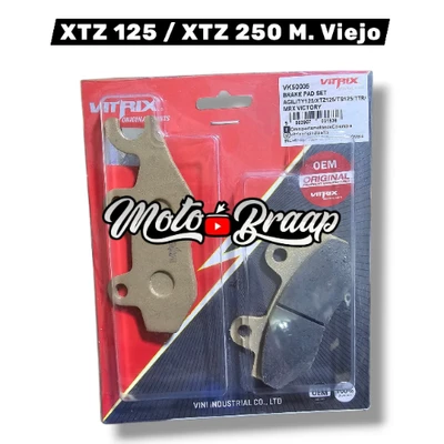 Xtz 125 / xtz 250 modelo viejo pastillas de freno Vitrix VK50005