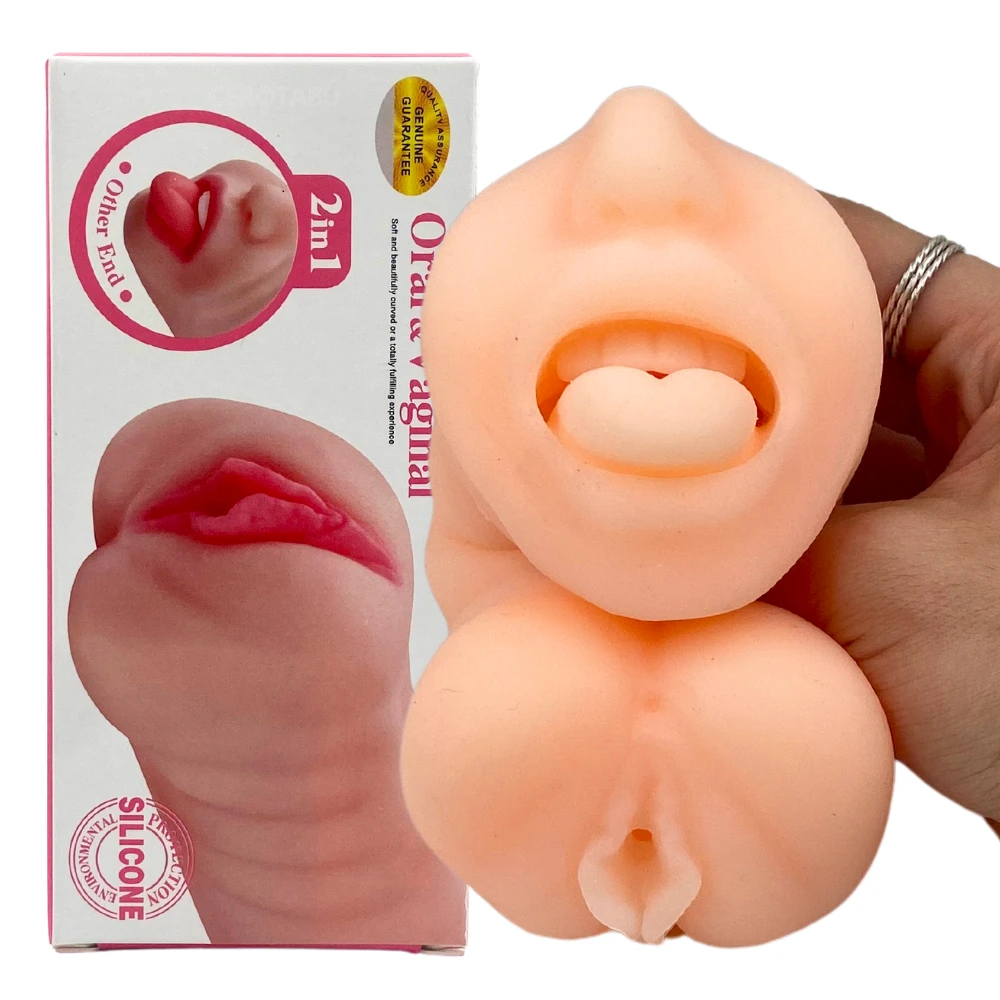 Vagina y boca masturbador 