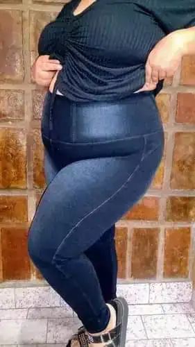 Jeans mossa talle grande 2