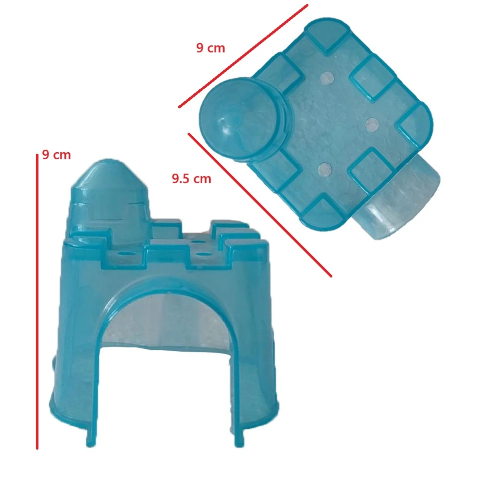 Mini Castillo Escondite Hamster 9*9*9.5cm Mch-15 2