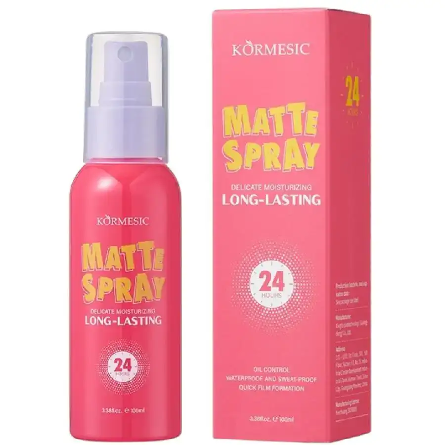 Fijador de maquillaje en spray matte 100ml kormesic 