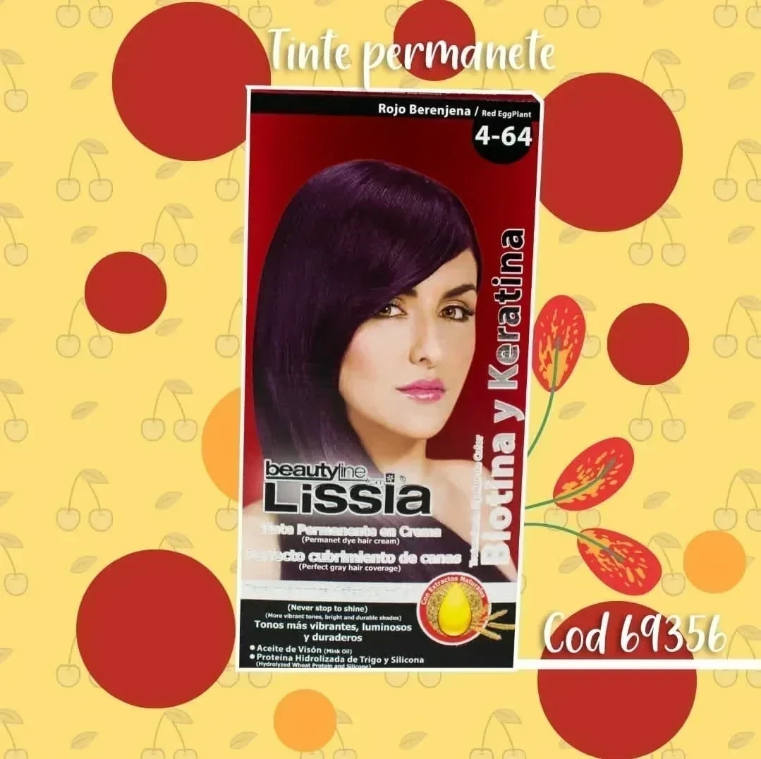lissia tinte 4.64 rojo berenjena