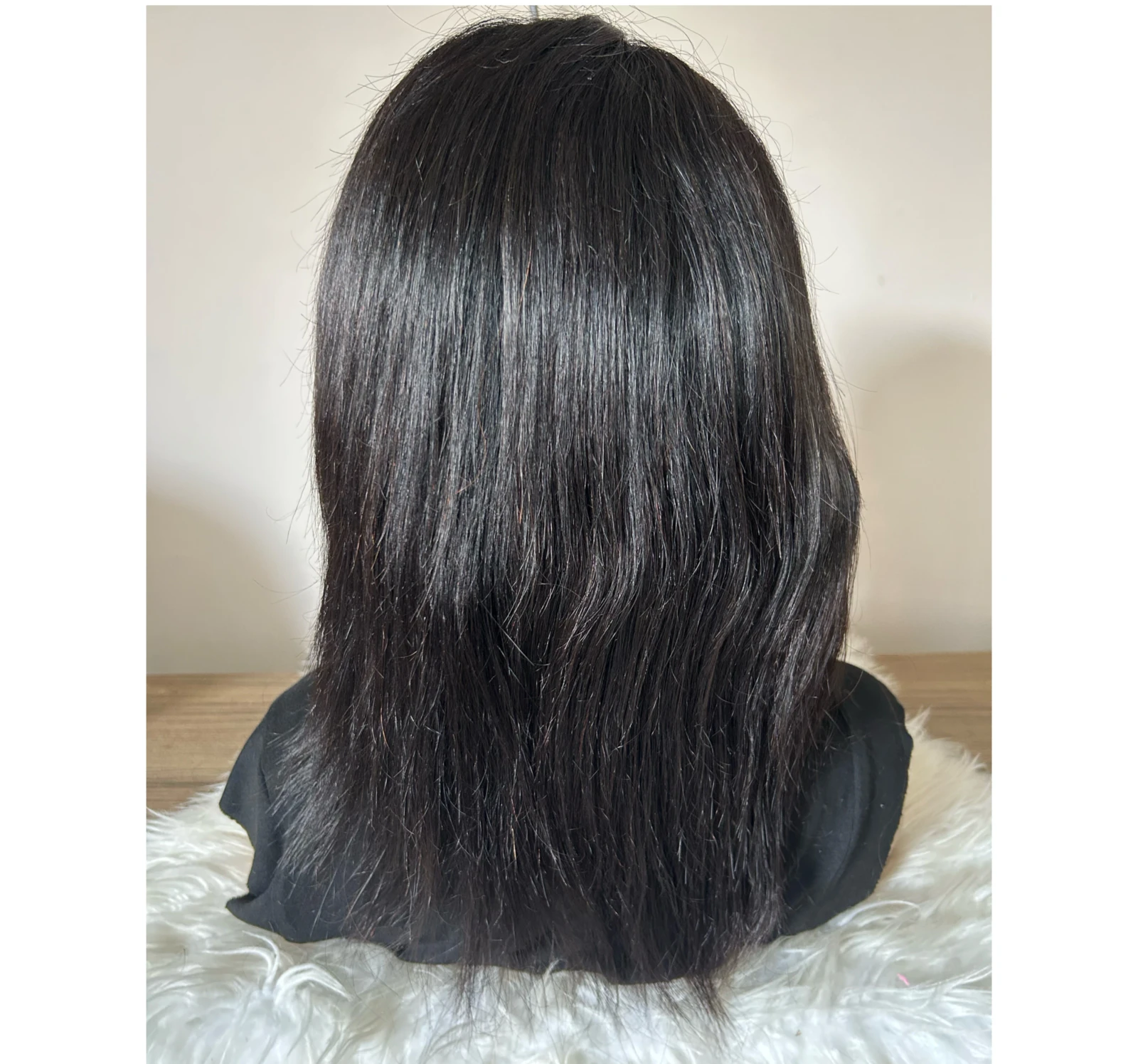Peluca lisa con diadema 14 pulgadas, 150% densidad  2