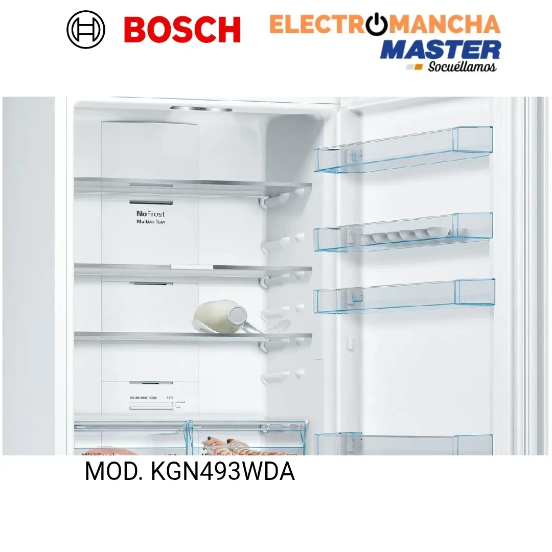 FRIGO COMBI BOSCH KGN493WDA 2,03"70 BLANCO NF CLASE D 4