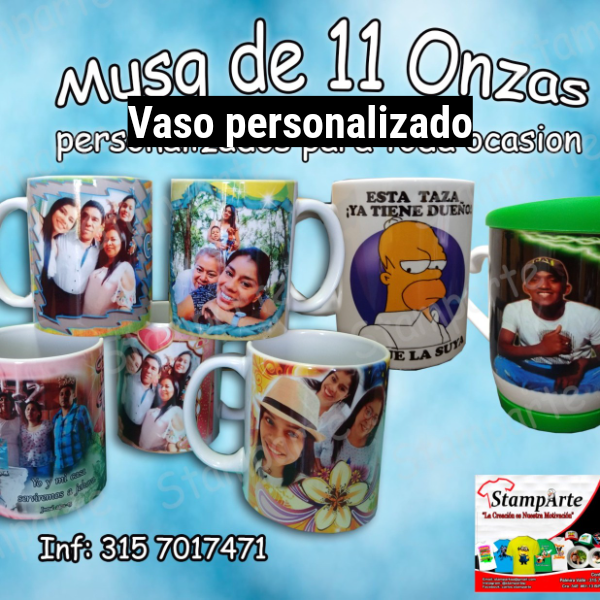 Vaso personalizado 