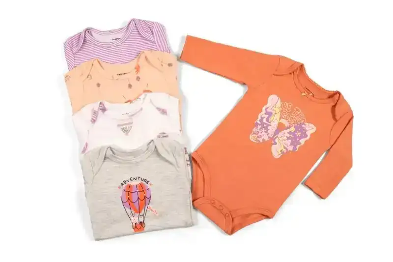 Set 5 bodys manga larga