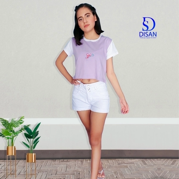 Polo crop Mariposa  4