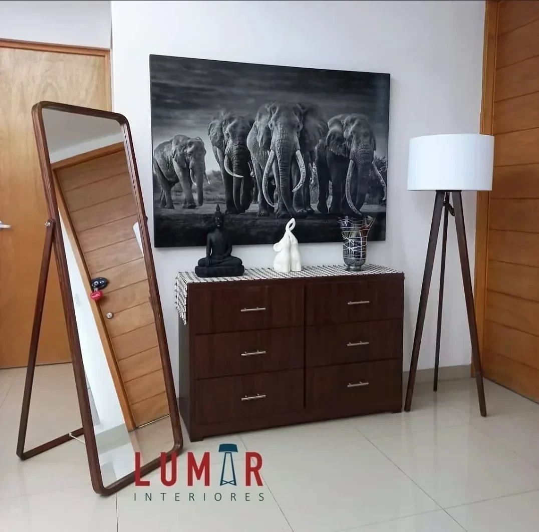 LAMPARA DE PISO, ESTILO NÓRDICA PARA SALA, COMEDOR O RECÁMARA 6