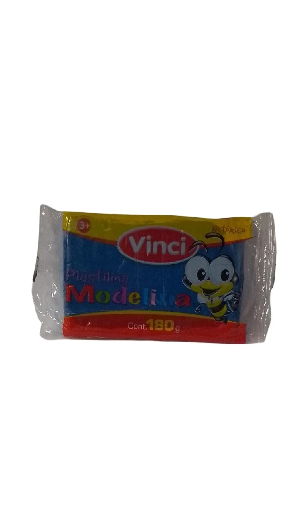 plastilina barra azul de 180g