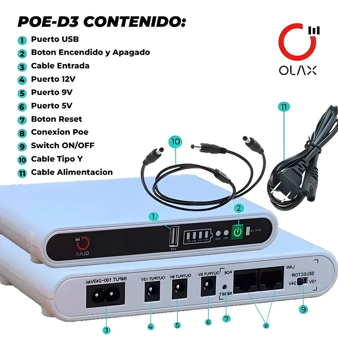 MINI UPS 10000MAH PARA ROUTER 3