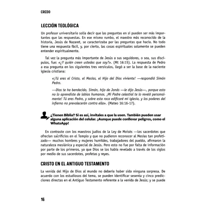 Credo, 12 lecciones para jóvenes - Samuel Pagan y Alex Sampedro 5