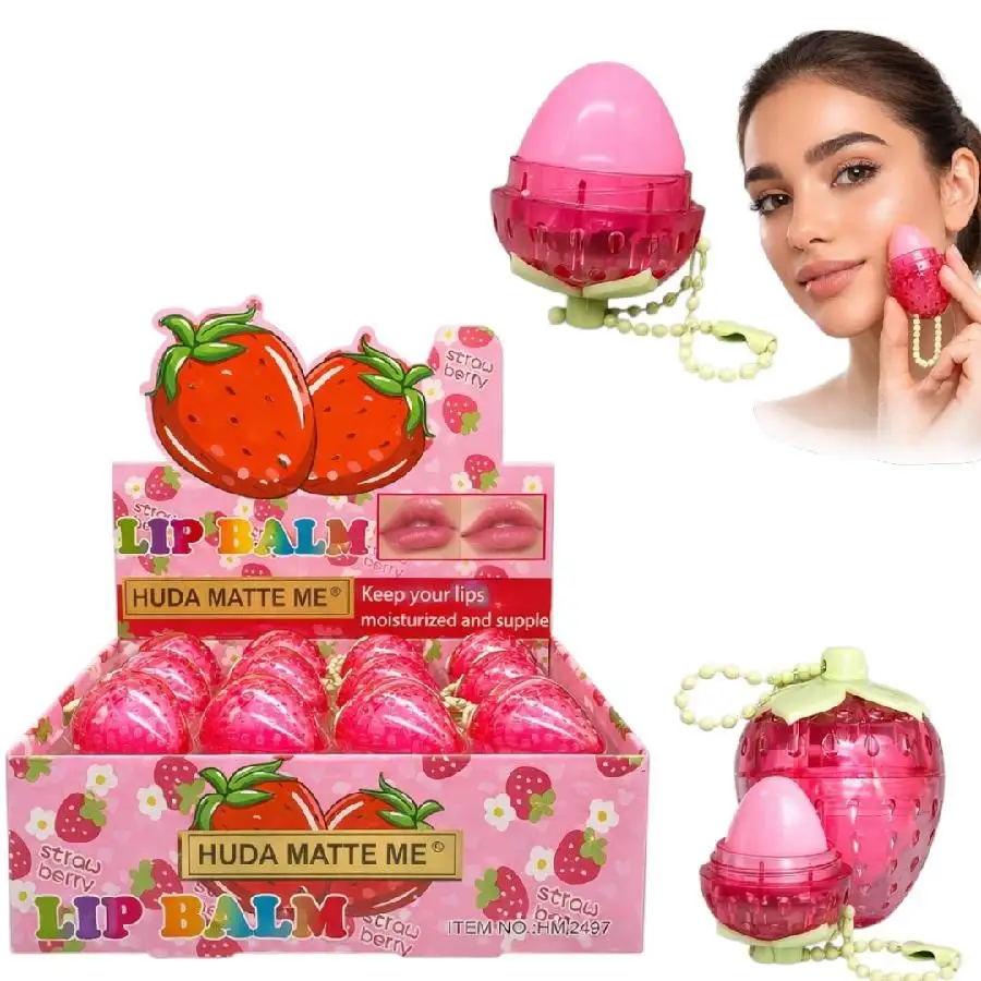 Balsamo hidratante strawberry huda matte