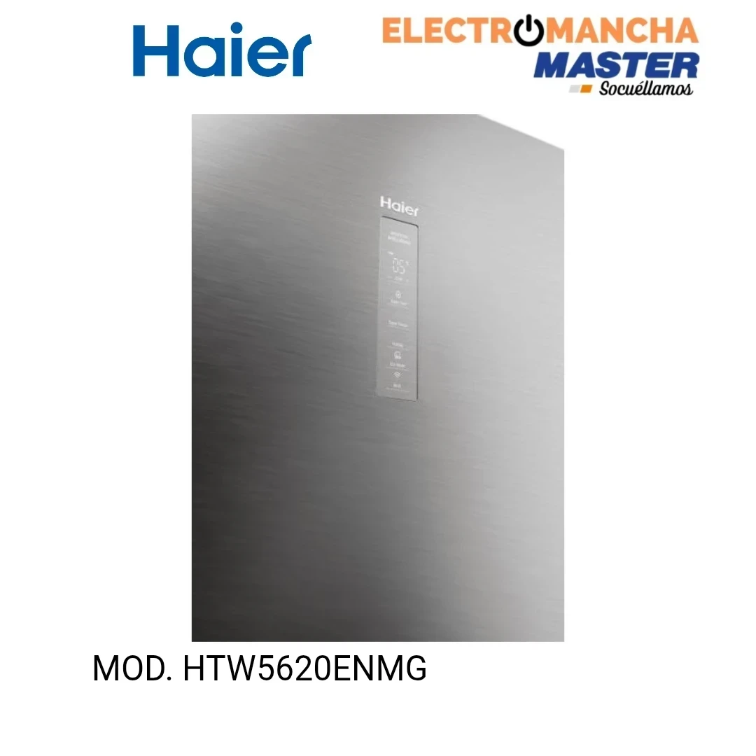 FRIGO COMBI HAIER HTW5620ENMG 2,05*60 INOX NF E 7