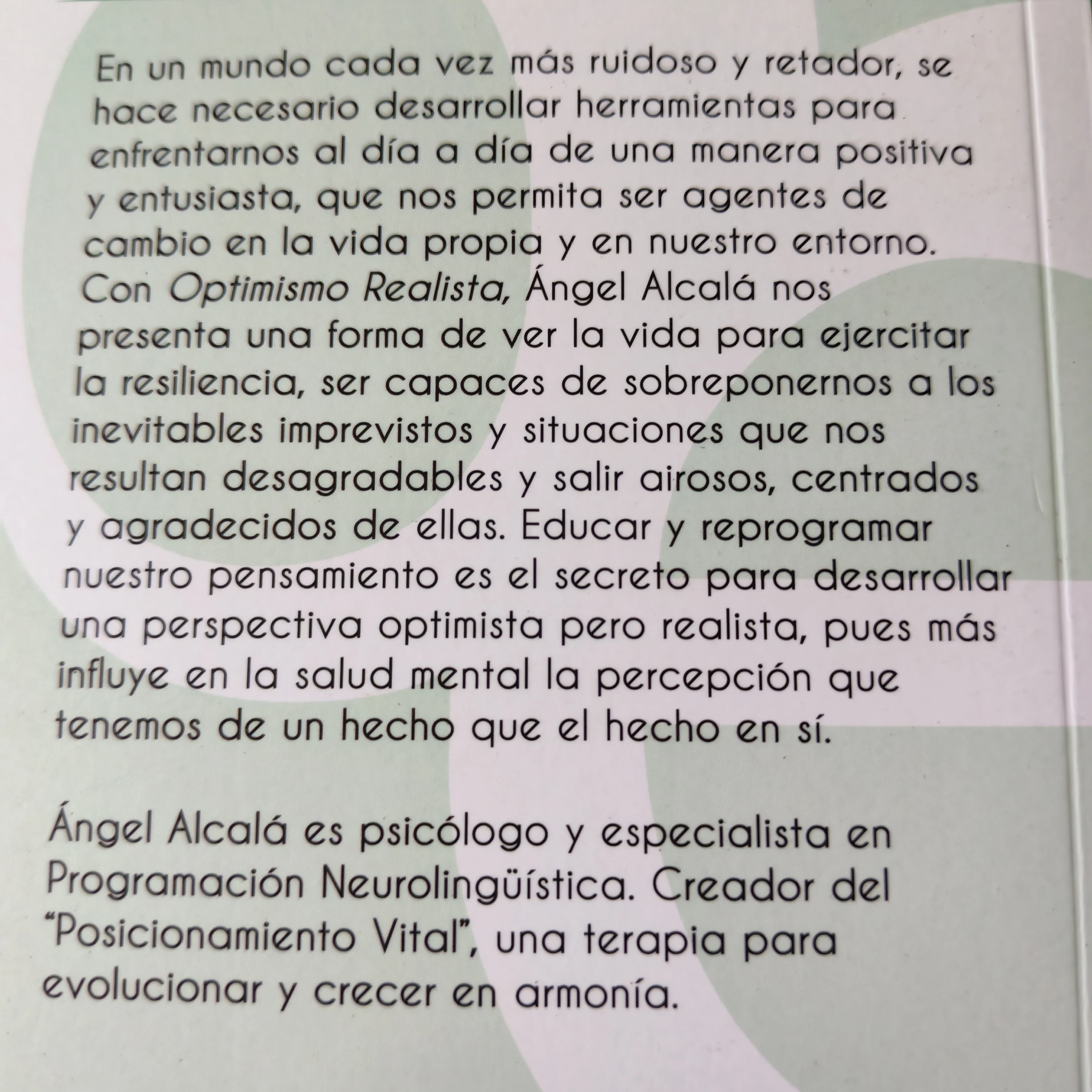 Optimismo realista, Ángel Alcalá, nuevo 2