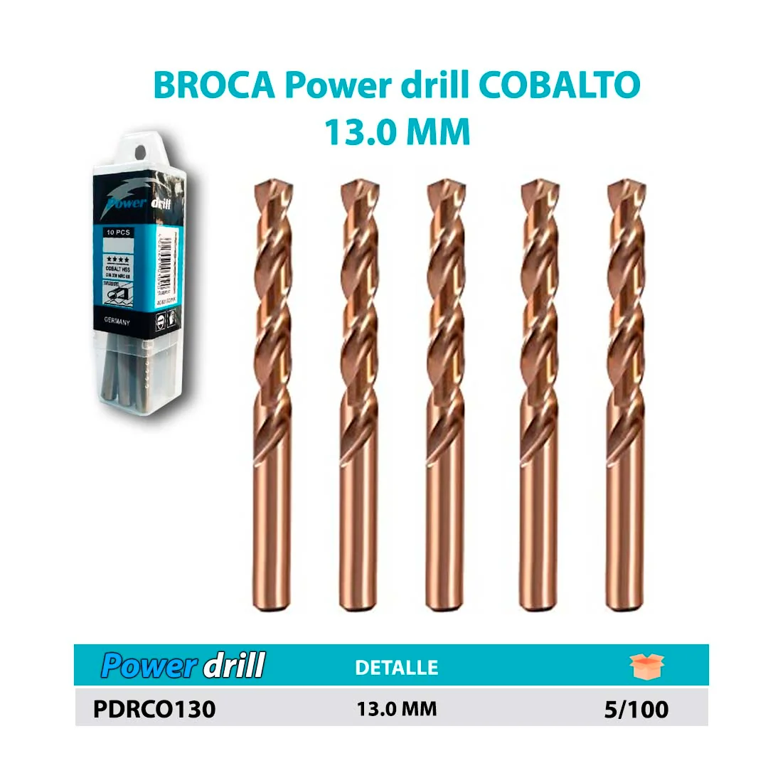 BROCA Power drill COBALTO 13.0 MM