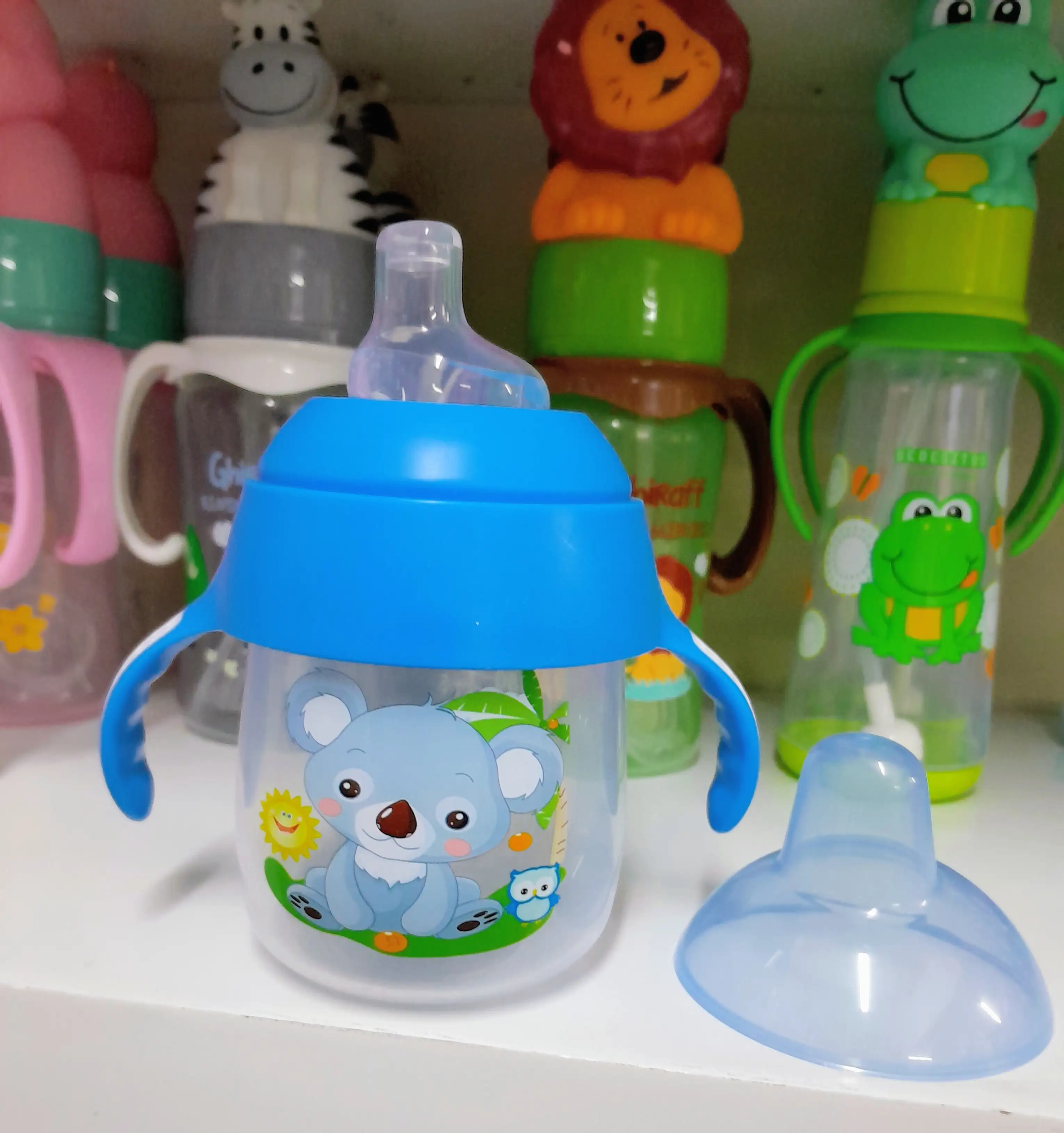 Mamadera pico para jugo 240ml.