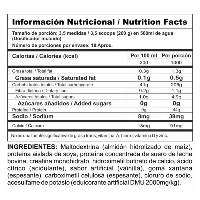 MEGAPLEX CREATINA POWER 10LB - PROTEINA  2