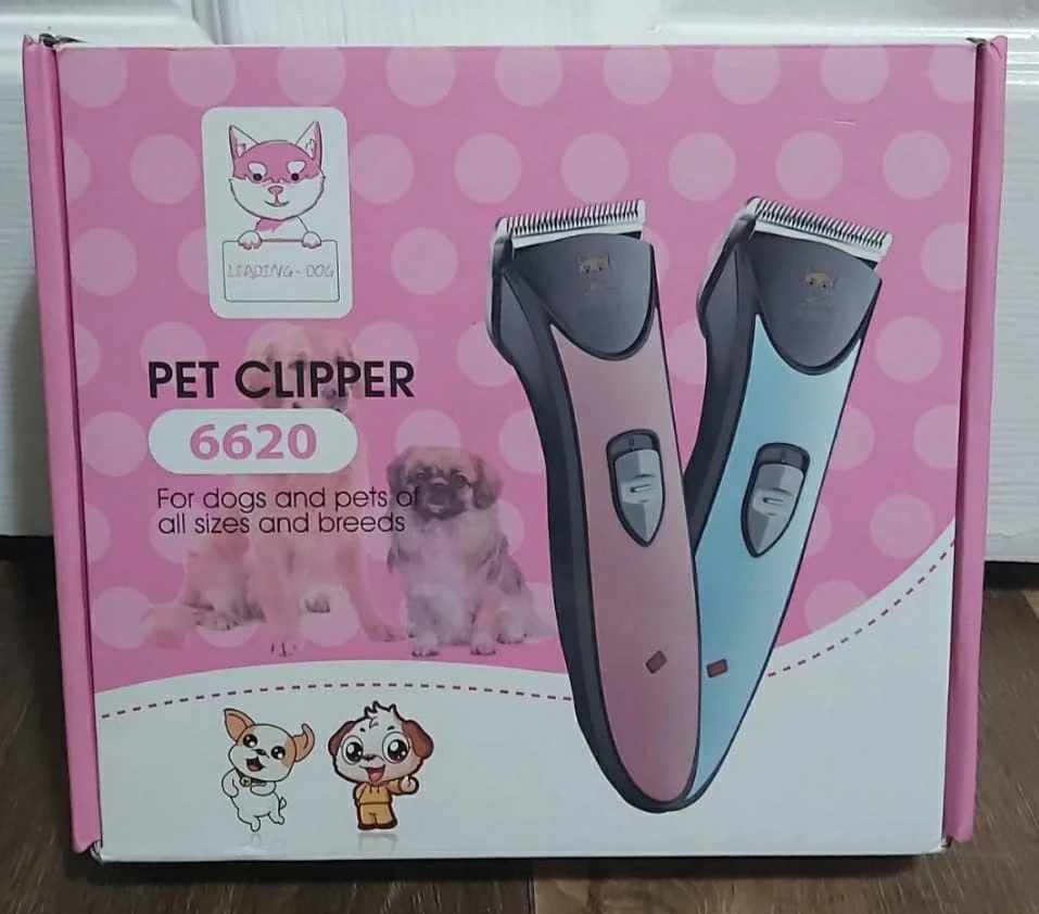 Maquina Peluquera para mascotas Azul y rosado 3