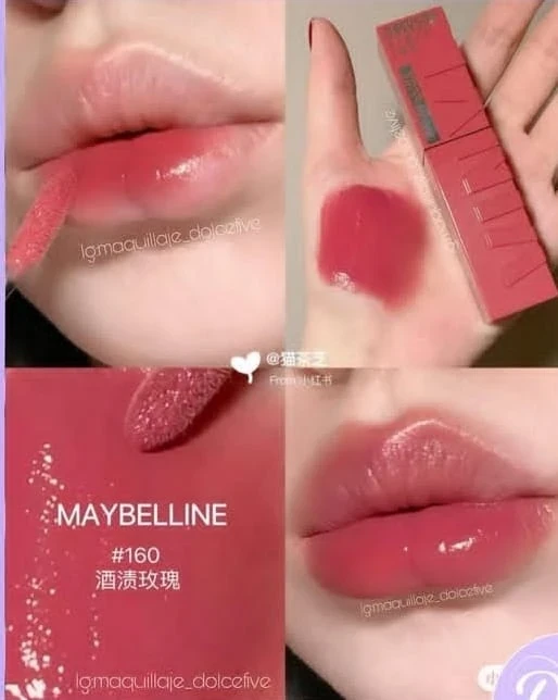 maybelline labial #160 sultry