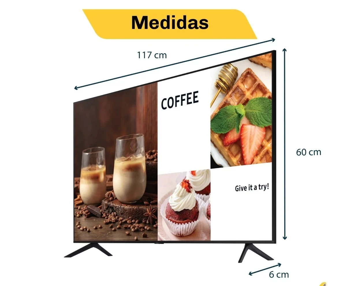 Smart Tv SAMSUNG 50" led display  Uhd 4k Lh 2