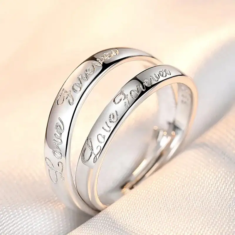 Duo anillos de promesa 