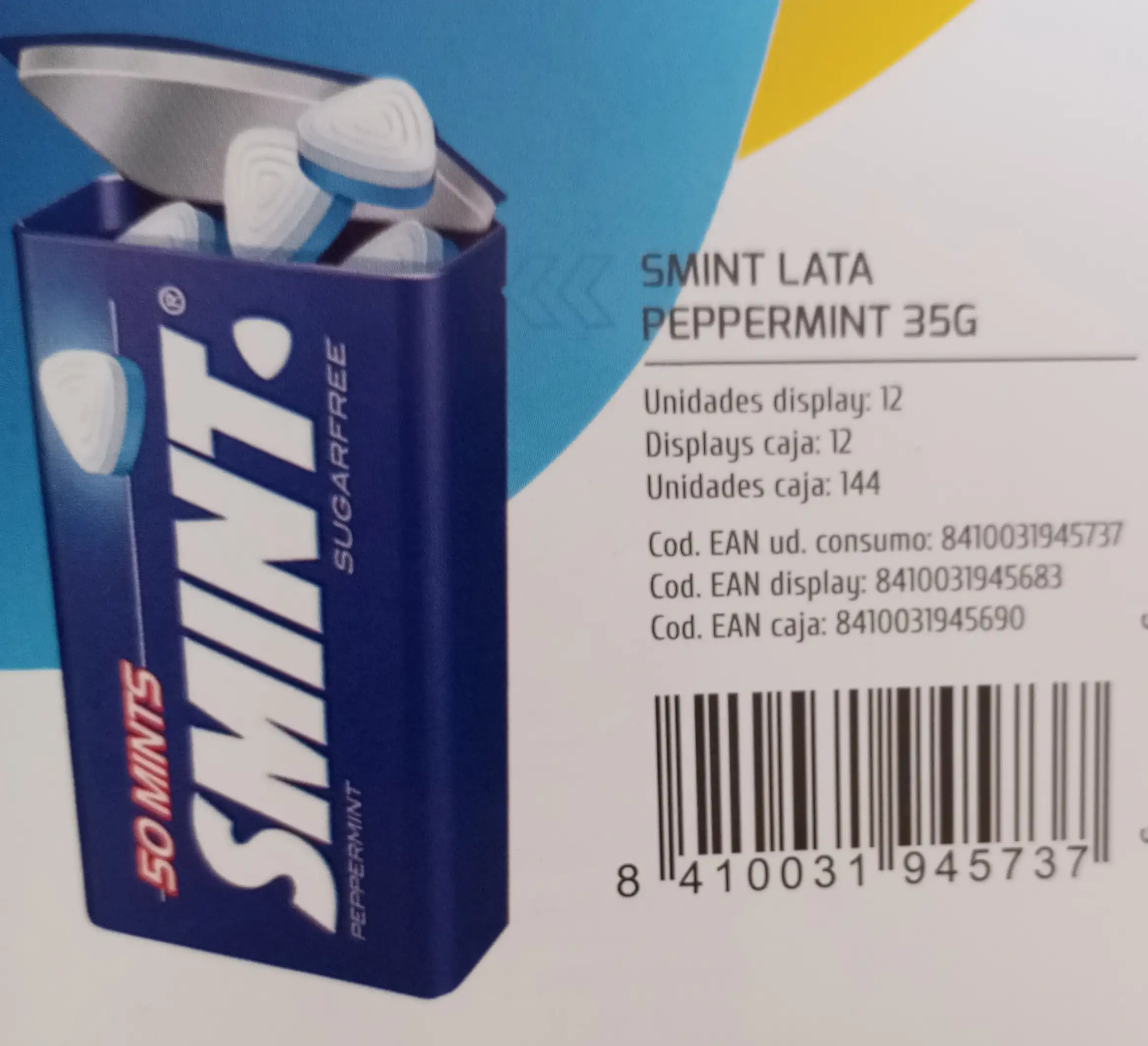 SMINT LATA TIN PEPPERMINT