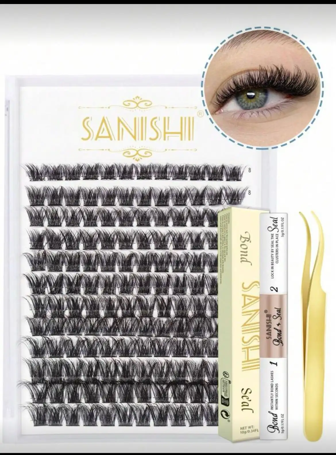 Pestañas 1x1 sanishi M50 kit
