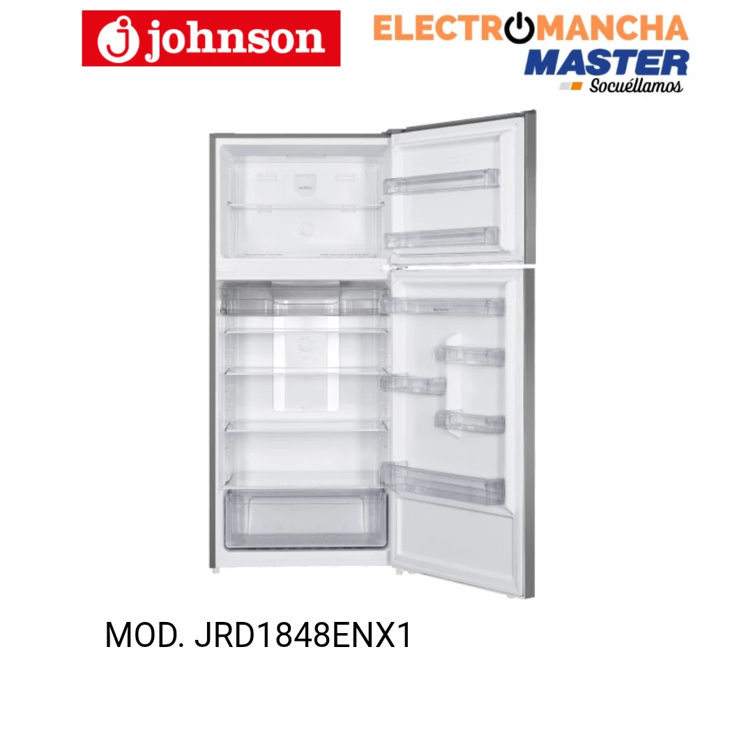 FRIGO 2 PUERTAS JOHNSON JRD1848ENX1 INOX 1,83*80 NO FROST CLASE E 2