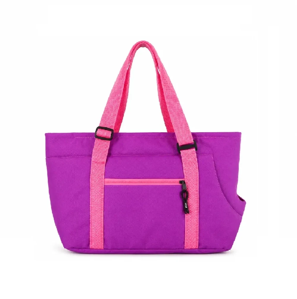 Cartera transportadora morada talla S