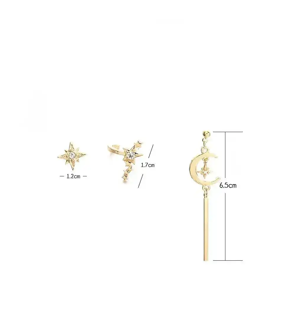 Set x3 Aretes Lunare REF: J02 3