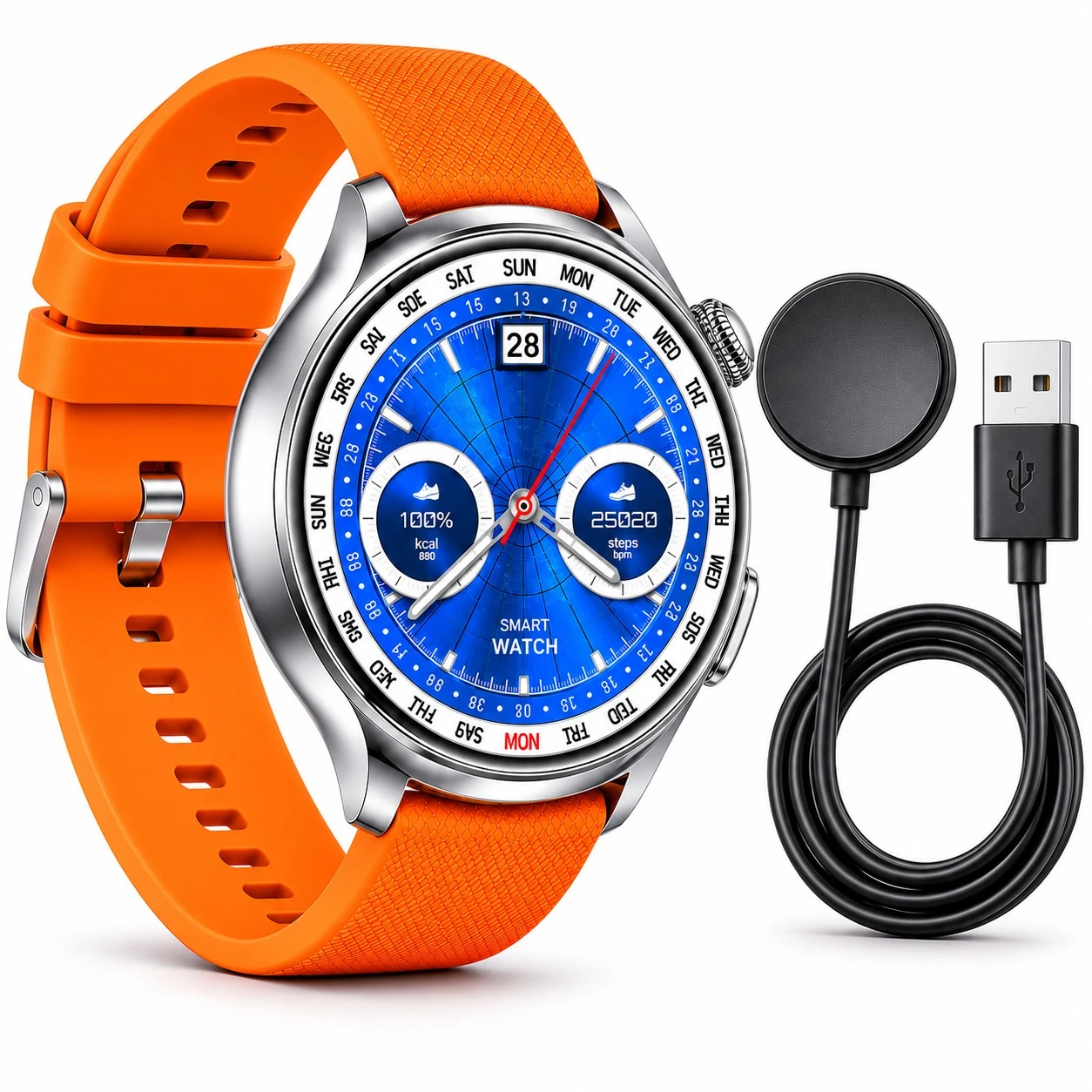 Smartwatch Deportivo Green Lyca GL6791 Pantalla 1.52" IP67