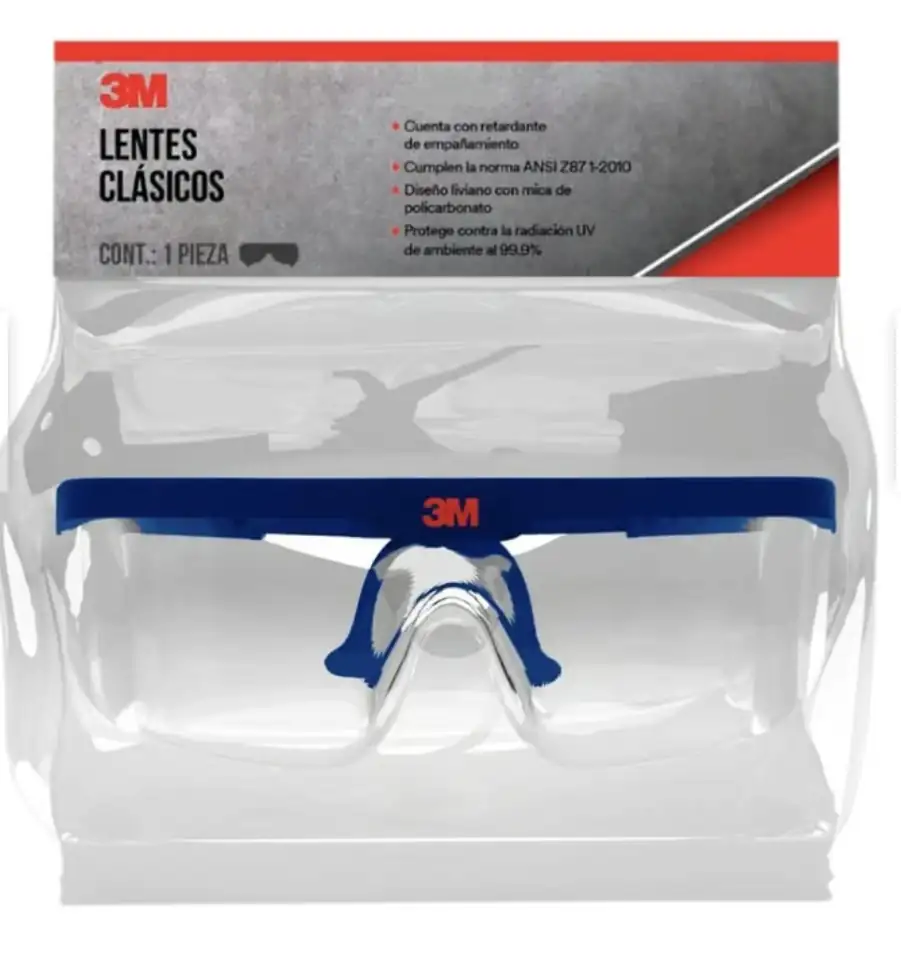 LENTES DE SEGURIDAD 3M CLARO