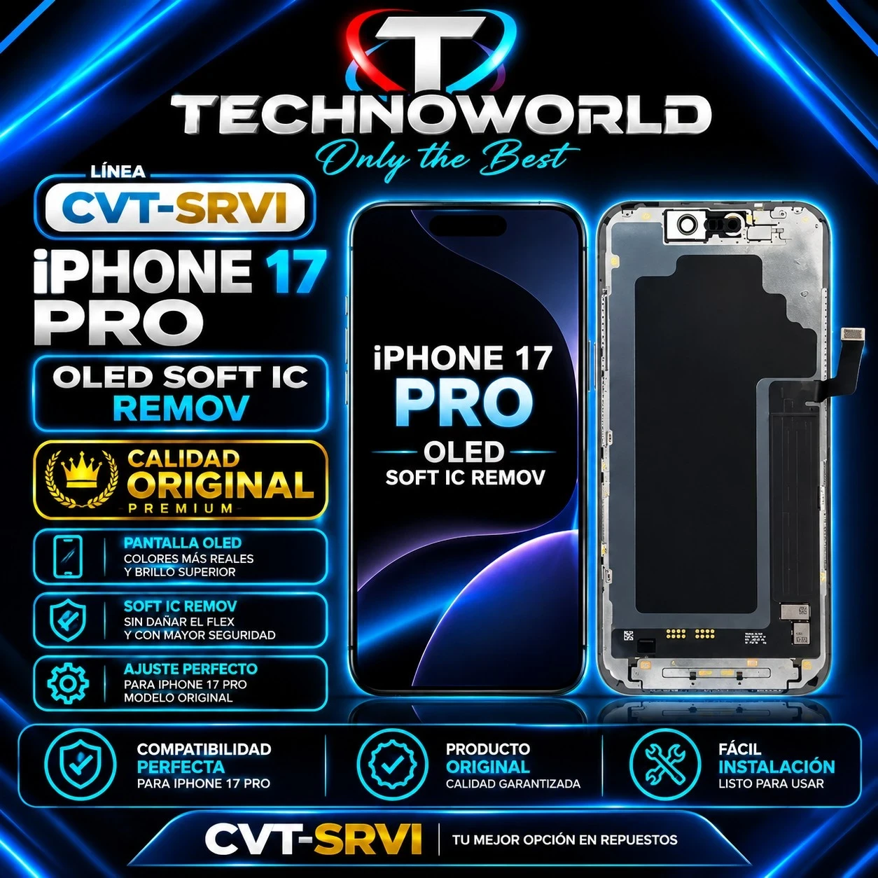 Mod Cvt Iphone 17 pro oled soft Ic Rem