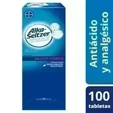 Alka seltzer exhibidor 100tab