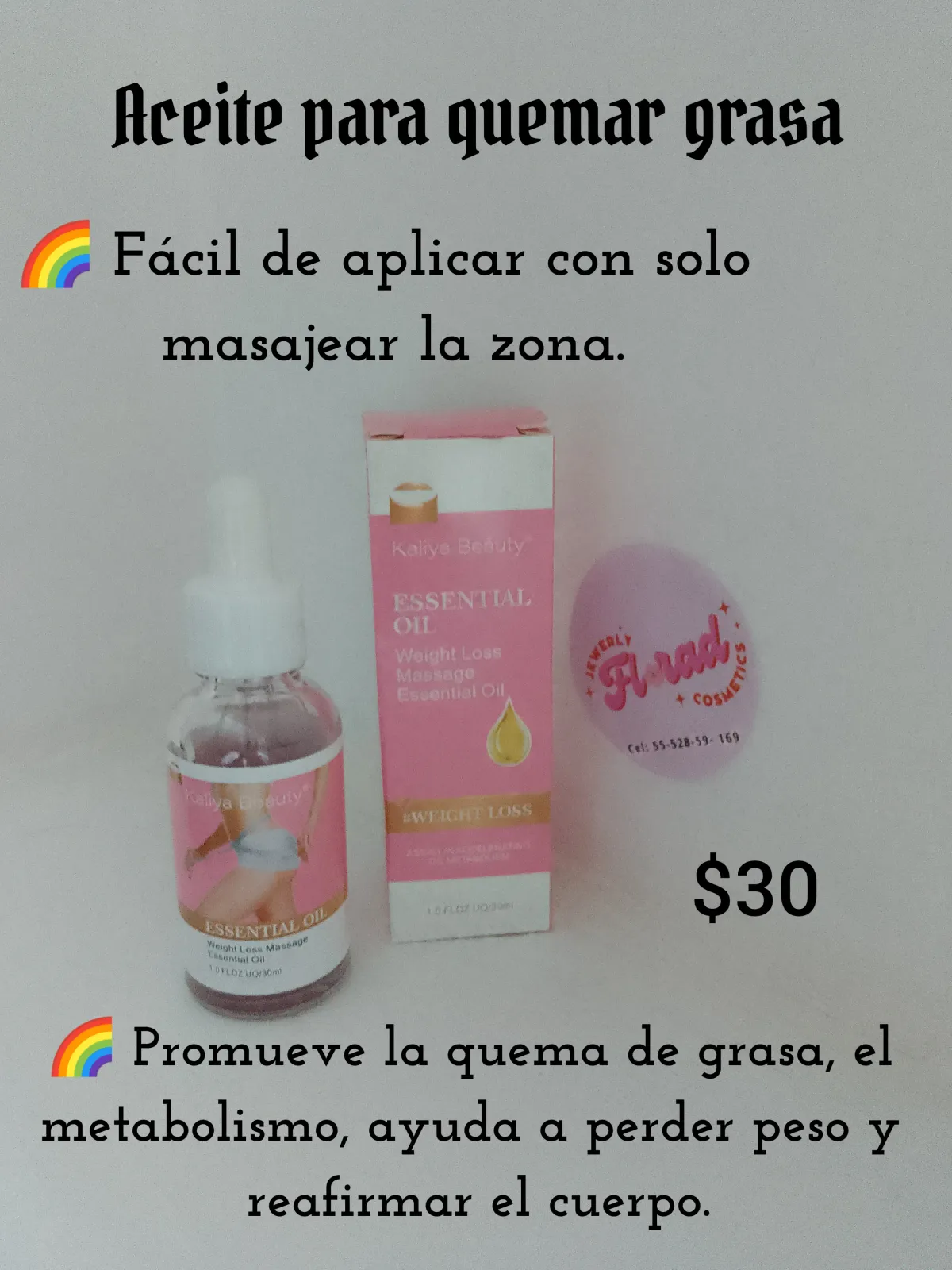 Aceite para quemar grasa