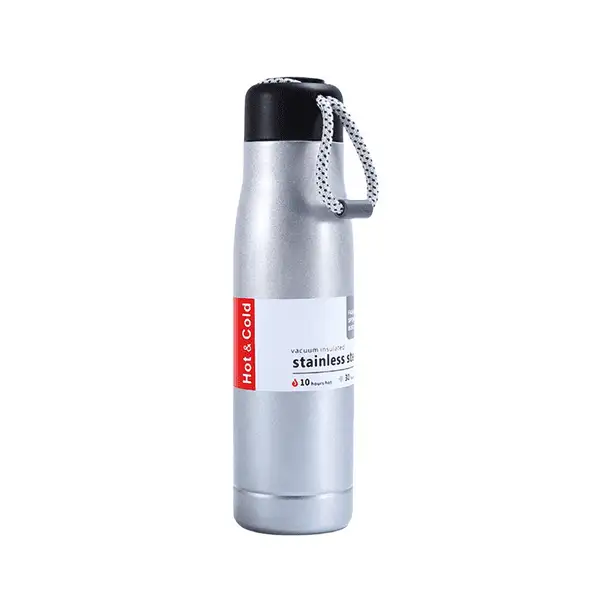 Botella Térmica Acero Inoxidable 550ml - Gris