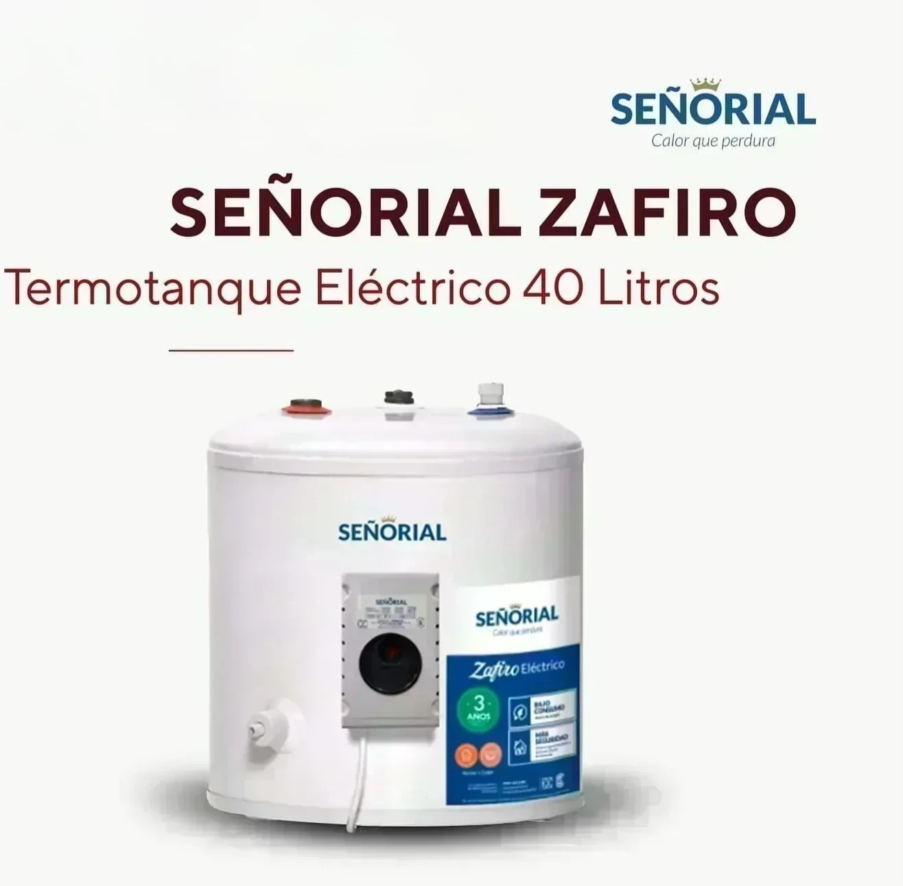 Termo Eléc Señorial 40 lts