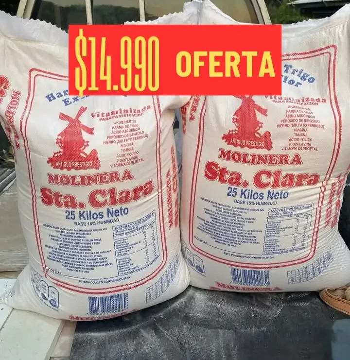 Harina Santa Clara 25 kilos 