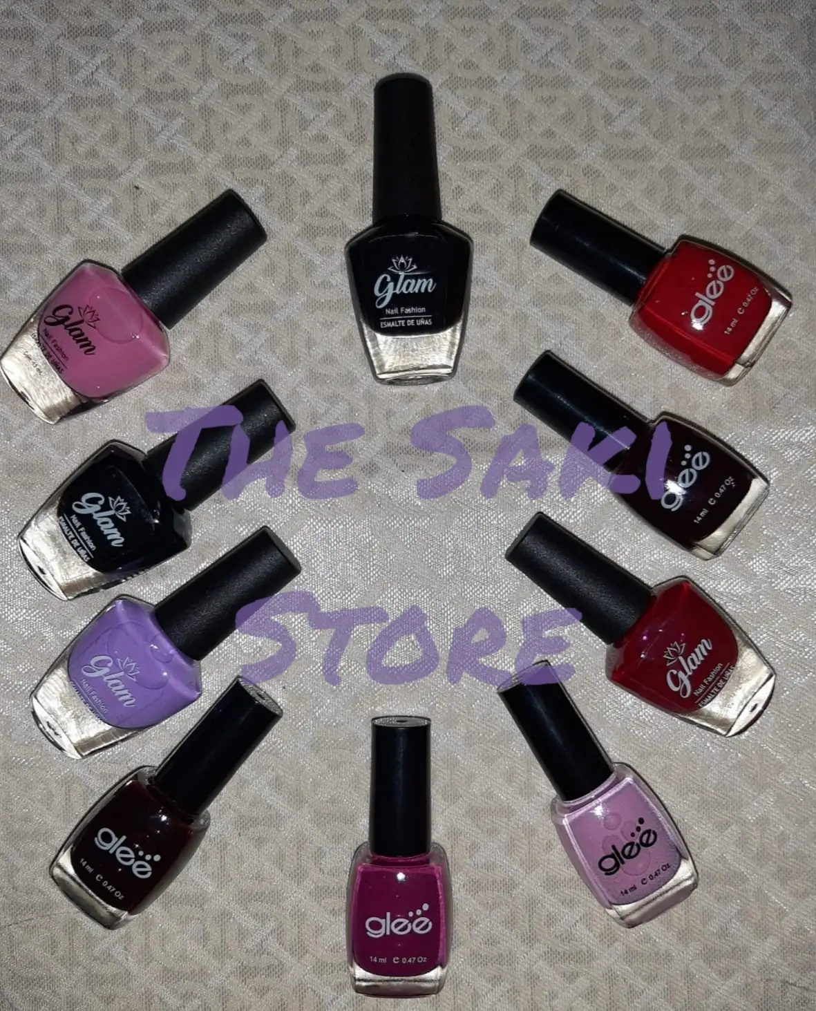 ESMALTES GLEE Y GLAM 