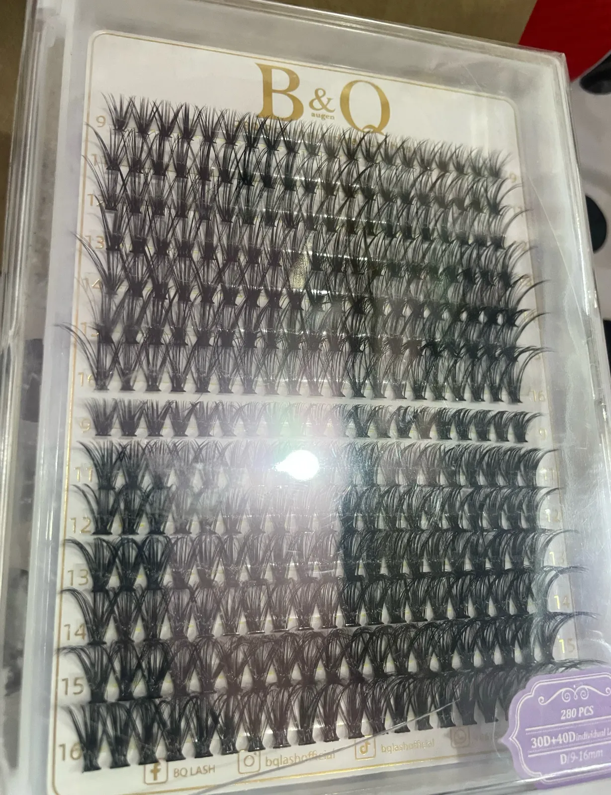 Pestañas 1x1 B&Q 280pc 4