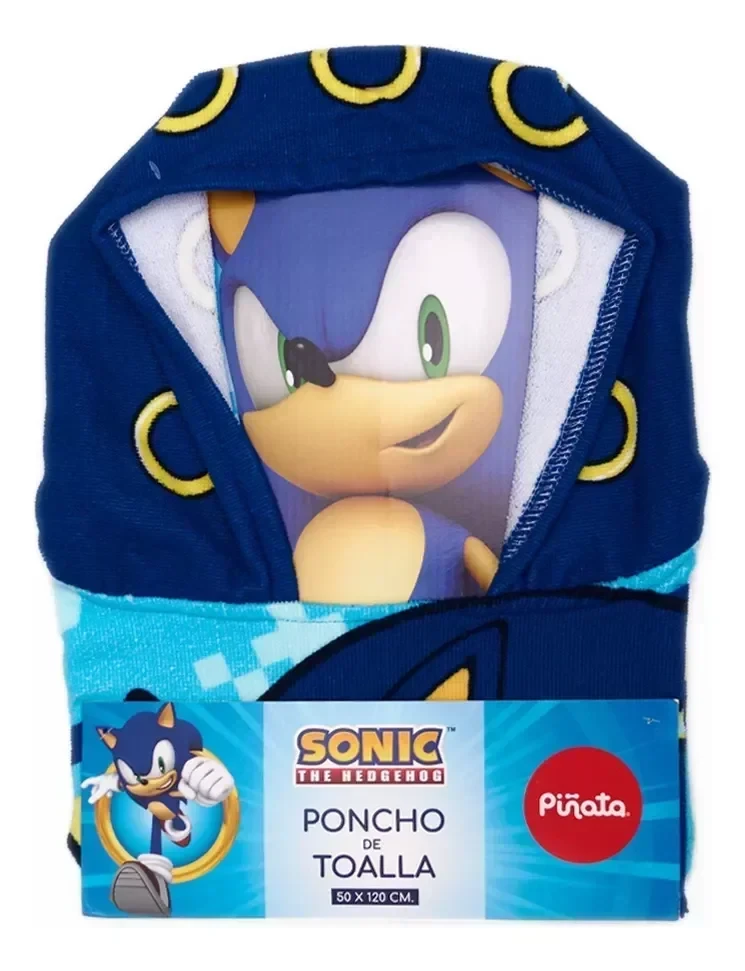 PONCHO INFANTIL PARA SALIDA DE BAÑO PIÑATA  5