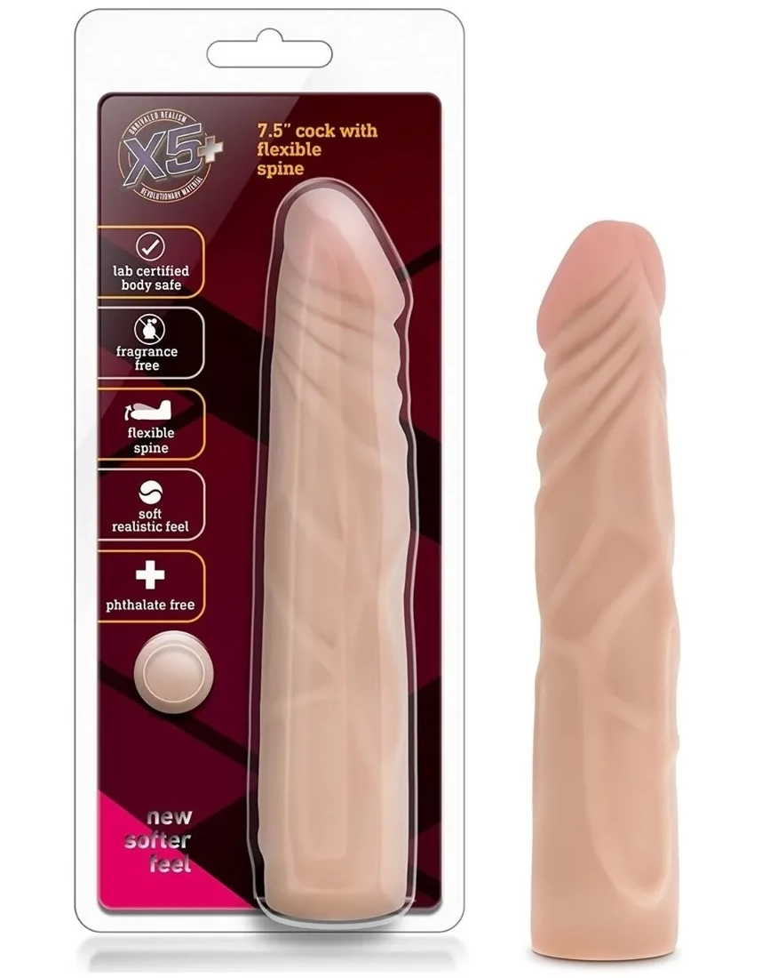 7.5" Cock With Flexible Spine