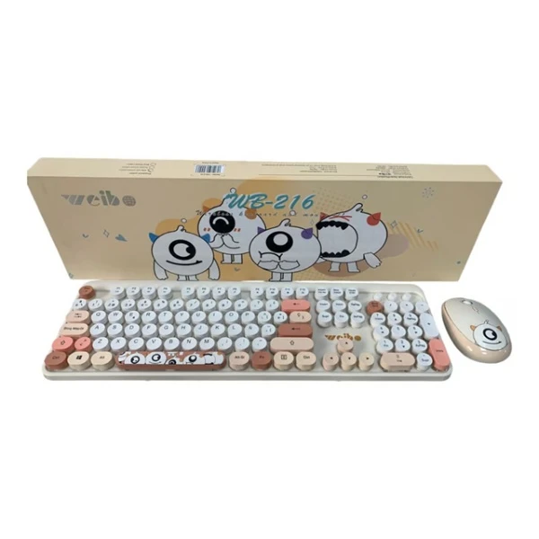 Combo Teclado Inalámbrico Wb216 3