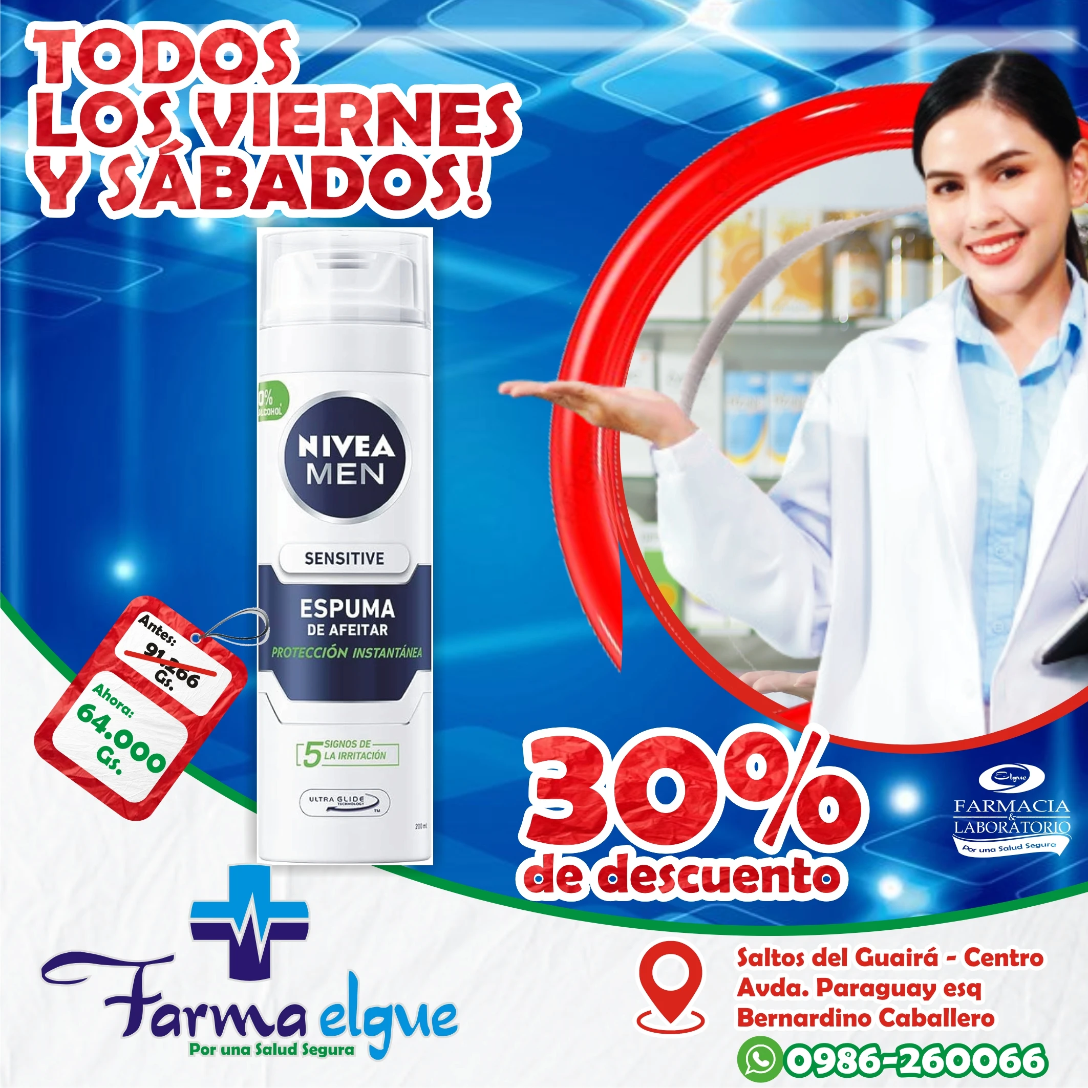 Espuma de afeitar NIVEA 200ml