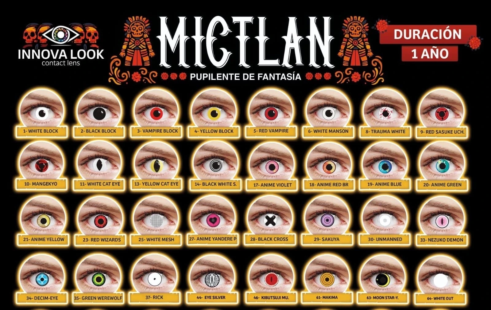 Pupilentes halloween 3