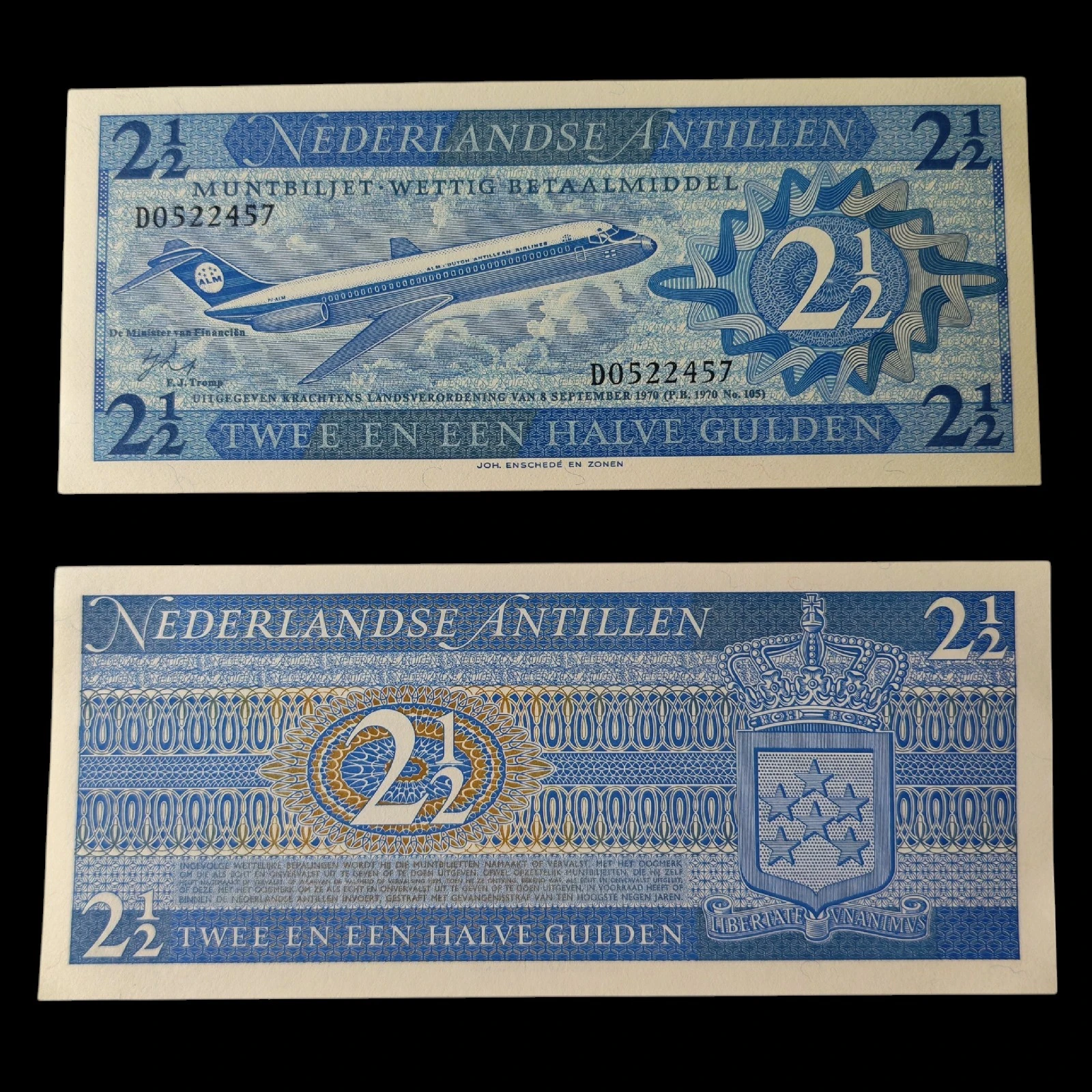 ° Antillas Holandesas 2 1/2 gulden UNC
