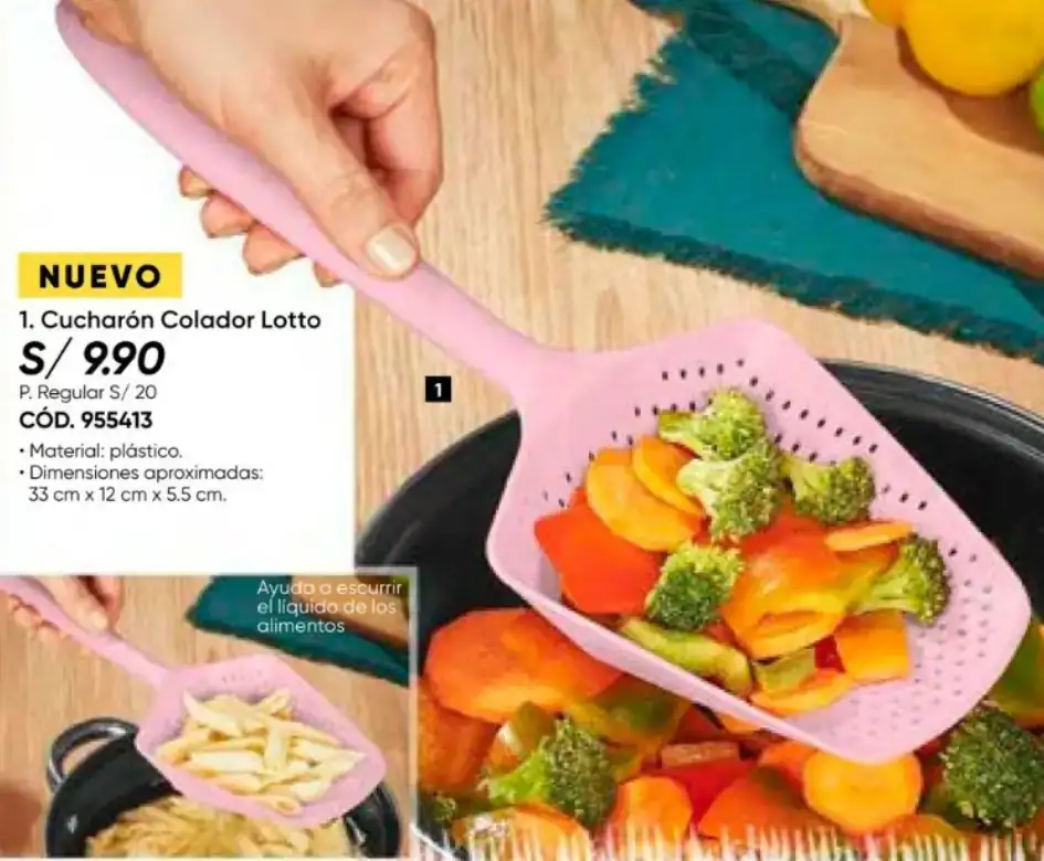 CUCHARÓN LOTTO ROSADO